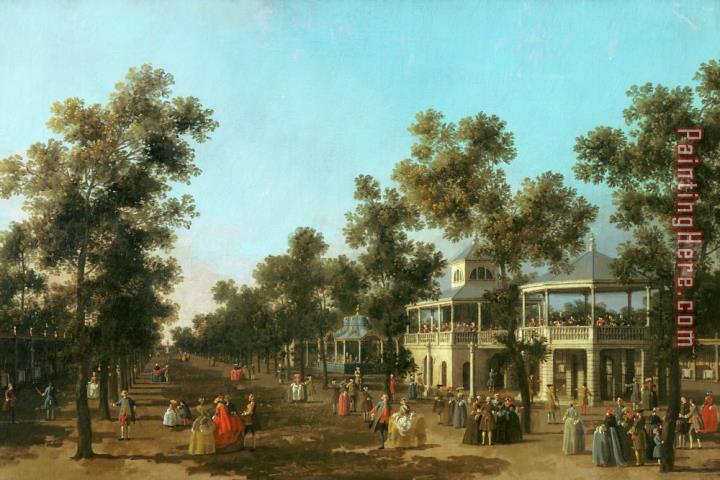 Canaletto Vauxhall Gardens the Grand Walk